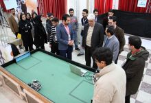 افتتاح نمایشگاه خلاقیت، معماری، مکانیک ورباتیک